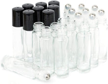 Load image into Gallery viewer, Clear Glass 10ml Rollers