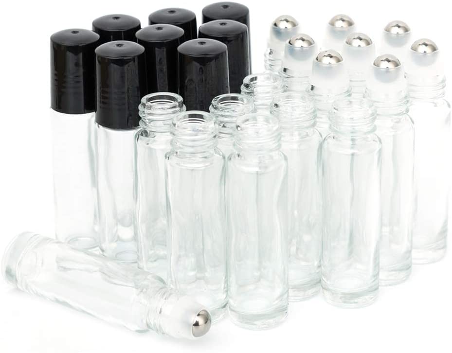 Clear Glass 10ml Rollers